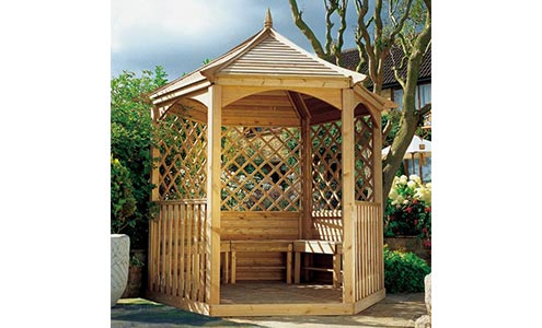 Wooden gazebos