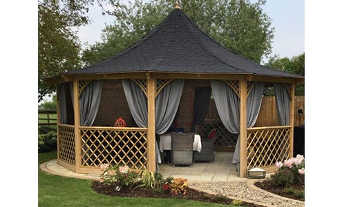 Wooden gazebos