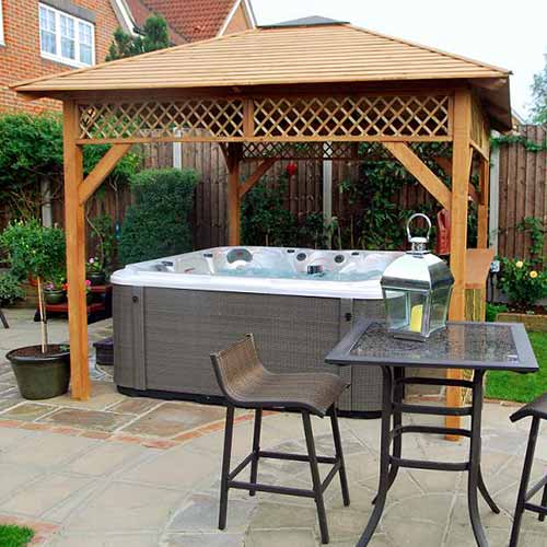 Hot tub shelters