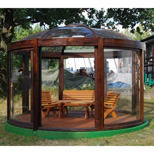 Hot tub shelters